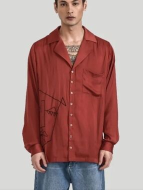 One Teaspoon NWT Abstract Dandy Shirt